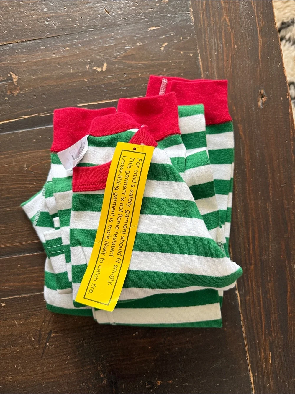 Hanna andersson long john pajama set size 12
